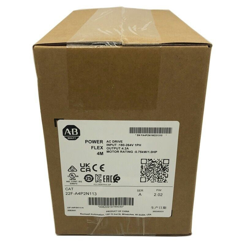 22F-A4P2N113 PowerFlex 4M 0.75 kW (1 HP) AC Drive 22FA4P2N113
