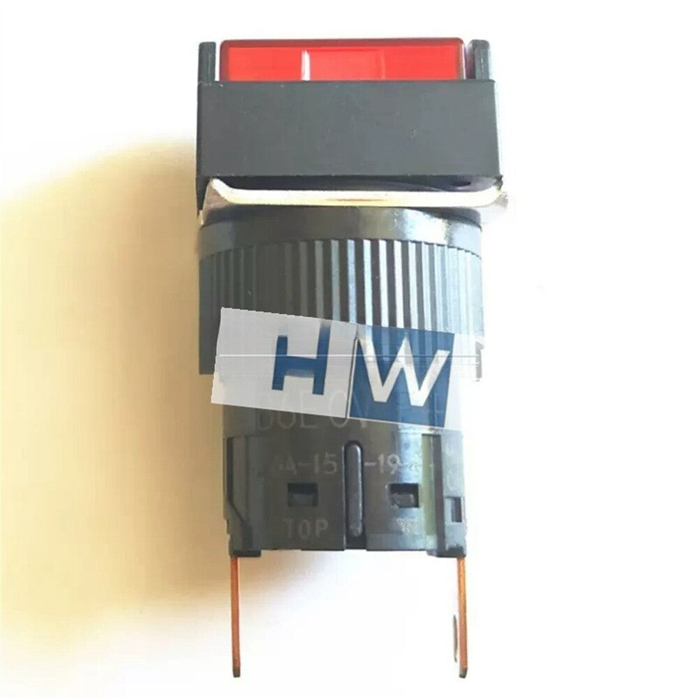 1/Piece  XB6ECV4BF XB6-ECV4BF Red 24V Square Indicator Light Button Switch