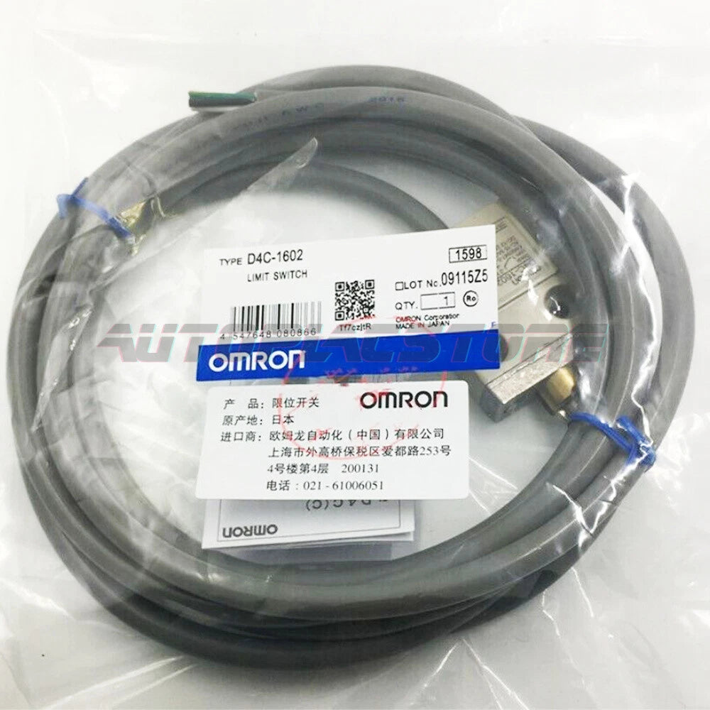 1Pcs  OMRON D4C-1602 limit switch with 3M cable Free shipping D4C1602 #P
