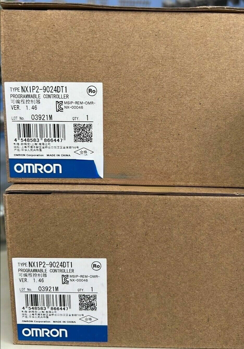 1pcs OMRON PLC CPU Unit  NX1P2-9024DT1  NX010064E
