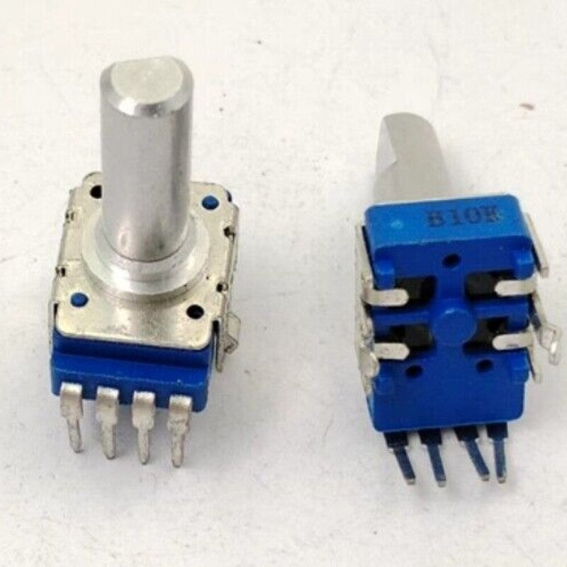 1PCS  FIT FOR RK142 vertical 4-pin 360 ° single link potentiometer B10K-18F