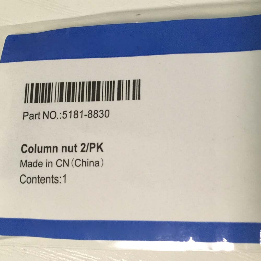 5181-8830 2Pcs Gas Chromatograph Capillary Column Nut For Agilent Free shipping