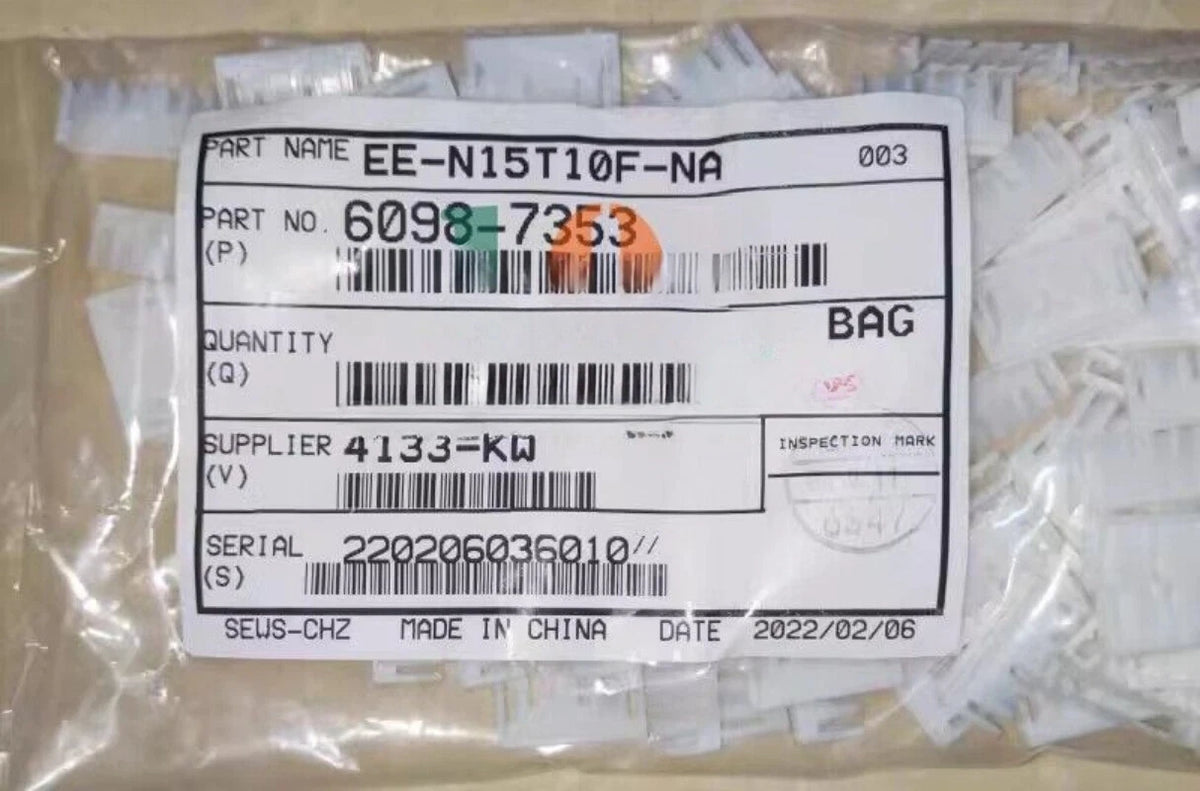 100PCS/pack  FIT FOR 6098-7353 60987353 Connector 10P Housing Fittings
