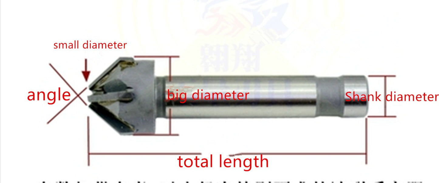 1pc 20mm x 90 Degree Inlaid Carbide Chamfer knife Tungsten steel milling cutter