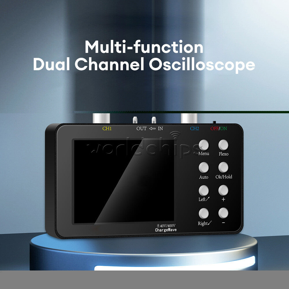 Digital Oscilloscope 10MHz Bandwidth Dual Channel Oscilloscope Signal Generator