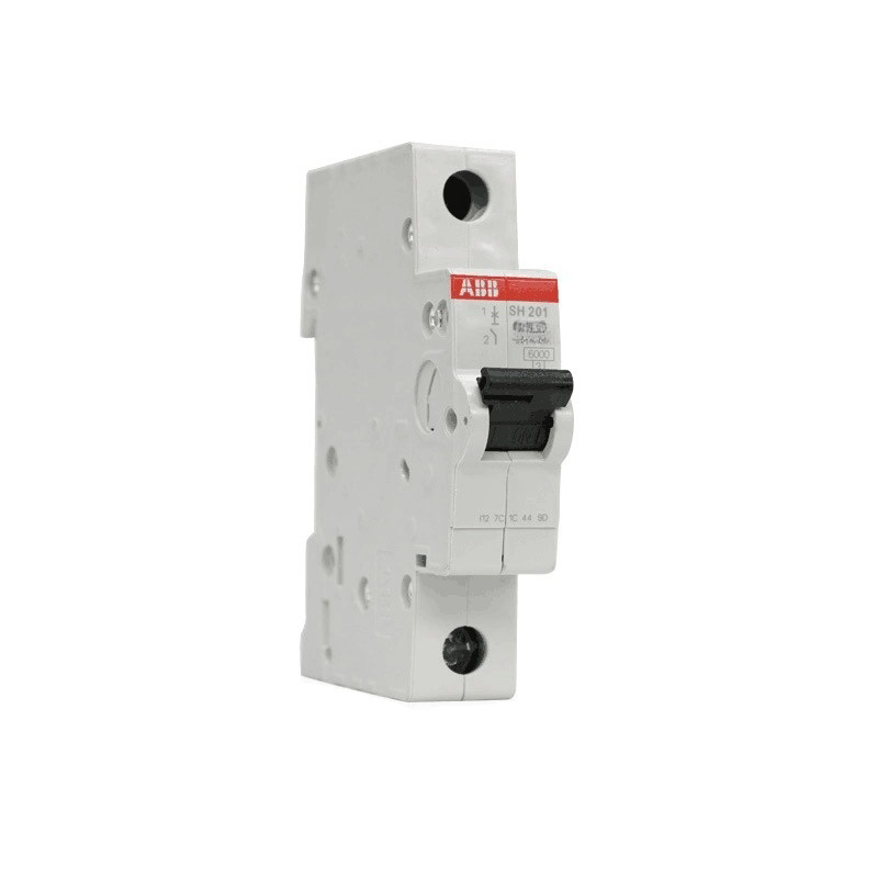1Piece ABB 1P C-type Circuit Breaker SH201 Series 2A 3A 4A 6A10A 16A 20A 25A 32A