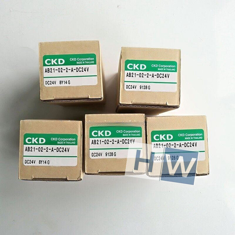 1PC  CKD Solenoid Valve AB21-02-2-A-DC24V AB21-02-2-A DC24V