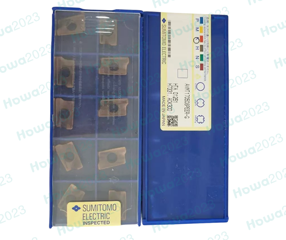 10Pieces/Box Sumitomo AXMT170508PEER-G ACK300 CNC Milling Blade Carbide Inserts