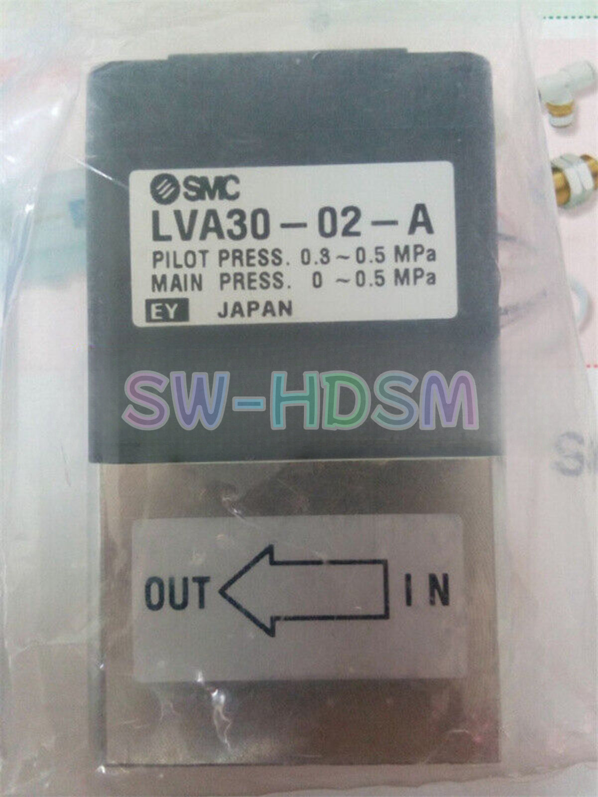 1PCS  for SMC Pneumatic Valve LVA30-02-A Freight Free
