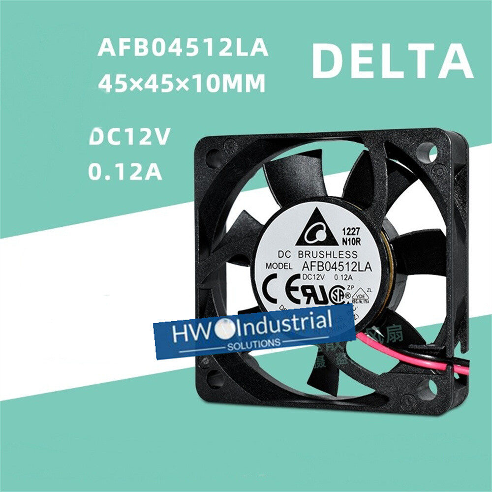 1/piece Delta AFB04512LA 2-wire 4510 12V 0.12A 4.5CM Power Cooling Fan