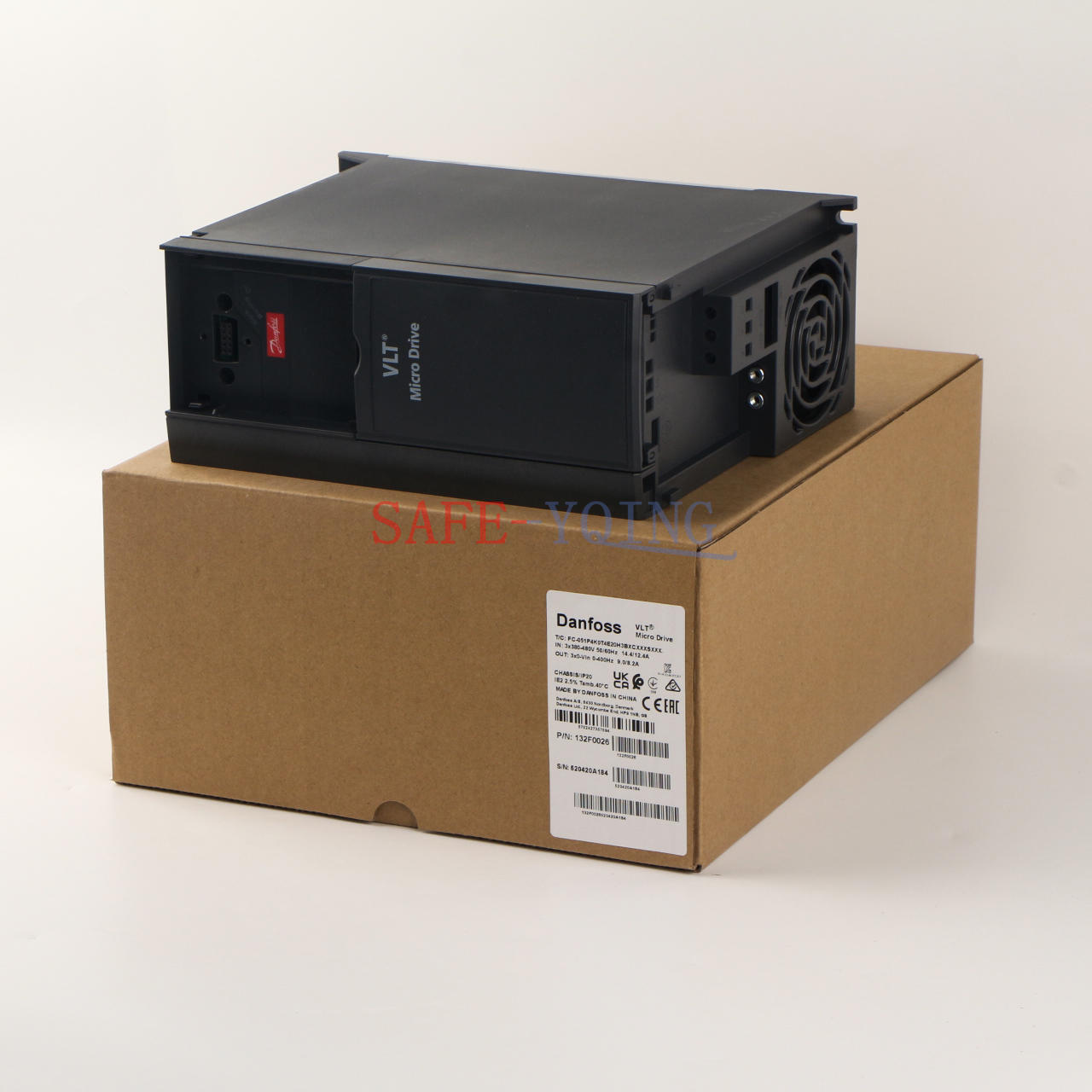 1PC  Danfoss 132F0026 Vlt Micro Drive Inverter FC-051P4K0T4E20H3BXCXXXSXXX