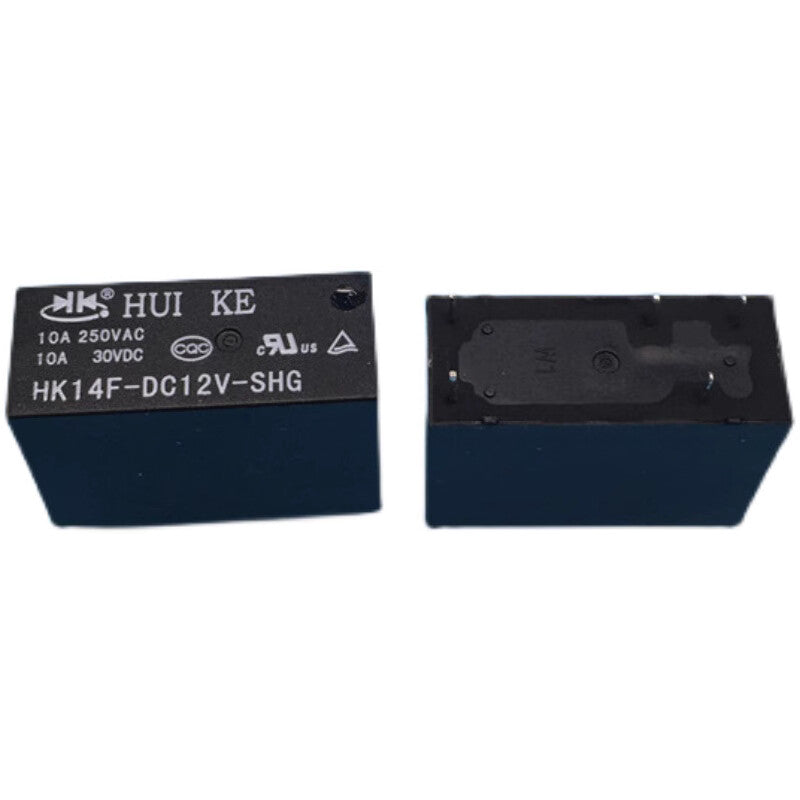 5Pcs  HK14F-DC12V-SHG 12VDC One Set Conversion 5-pin 10A250VAC Relay HUIKE