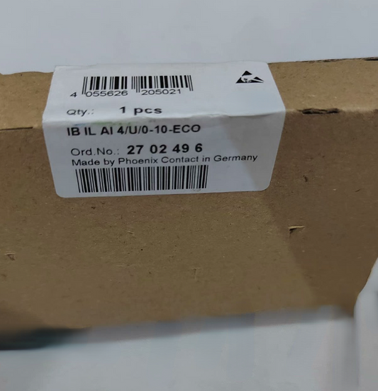 1pcs PHOENIX CONTACT 2702496 Module IB IL AI 4/U/0-10-ECO