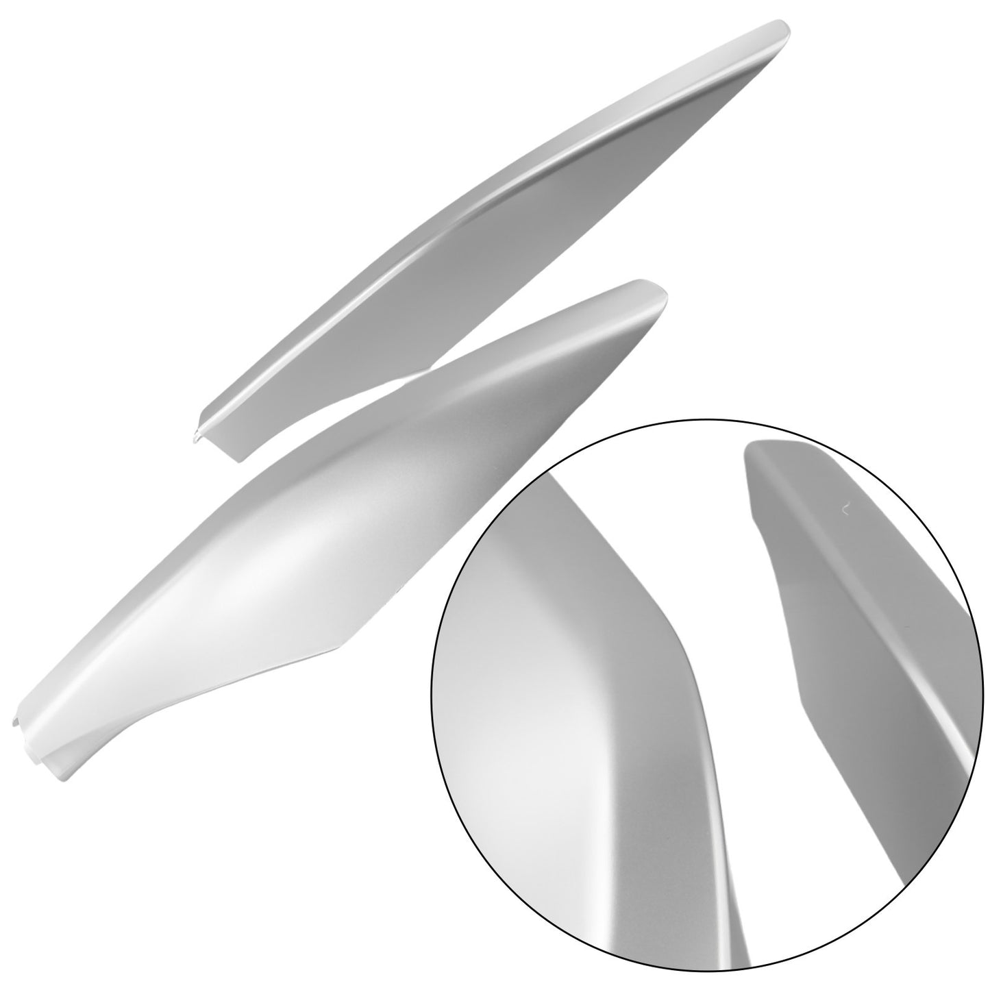 Plastic Rack Rail End-Cover Replace Shells Silver Roof For Lexus GX470 2003-2009