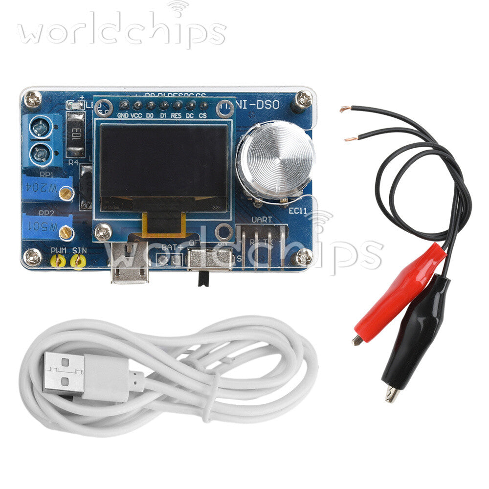 DIY Mini Digital Oscilloscope Electronic Kit STC Soldering Practice Project Kit