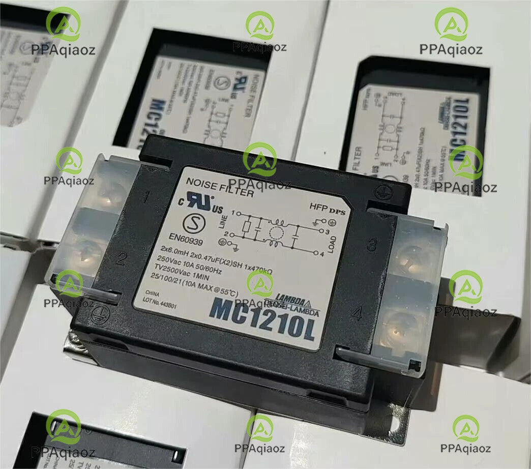 1PCS   LAMBDA   MC1210L  NOISE FILTER 250Vac 10A  .