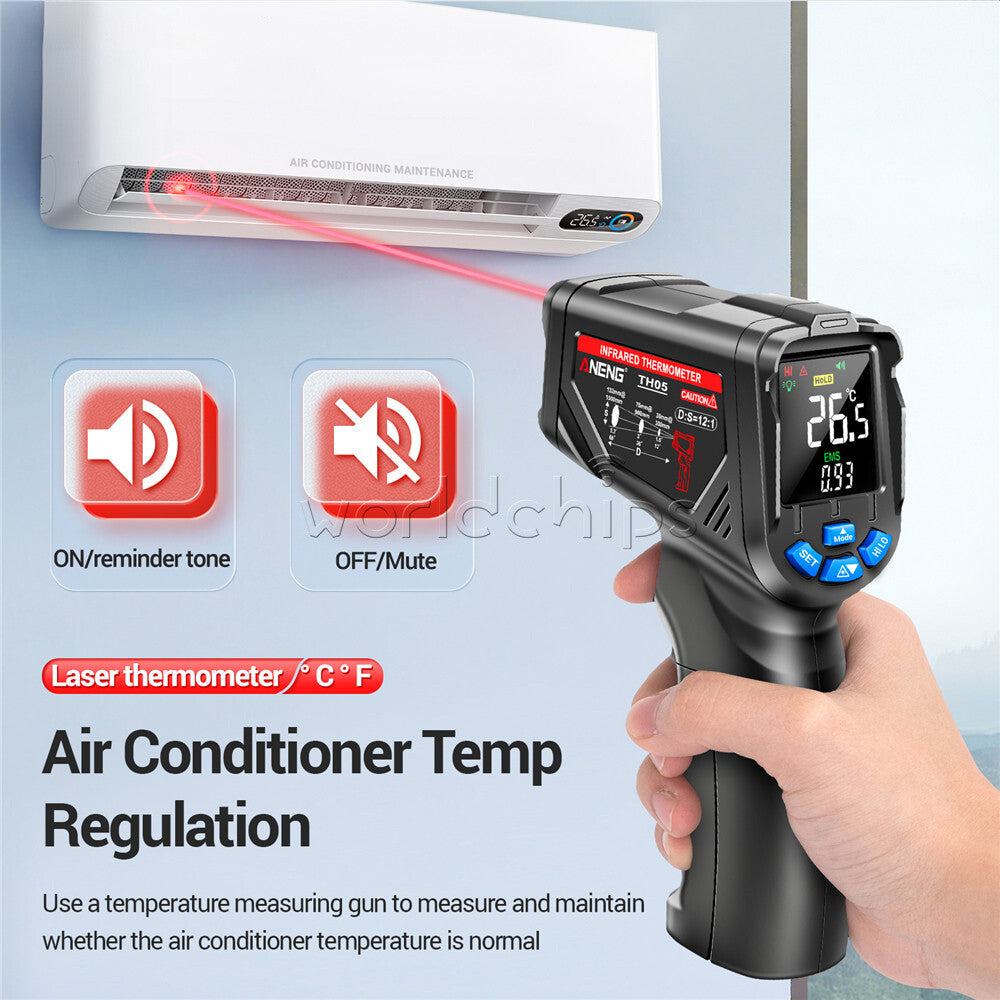 TH05 Industrial Infrared Laser Thermometer Non Contact Temperature Gun  20-650 ℃