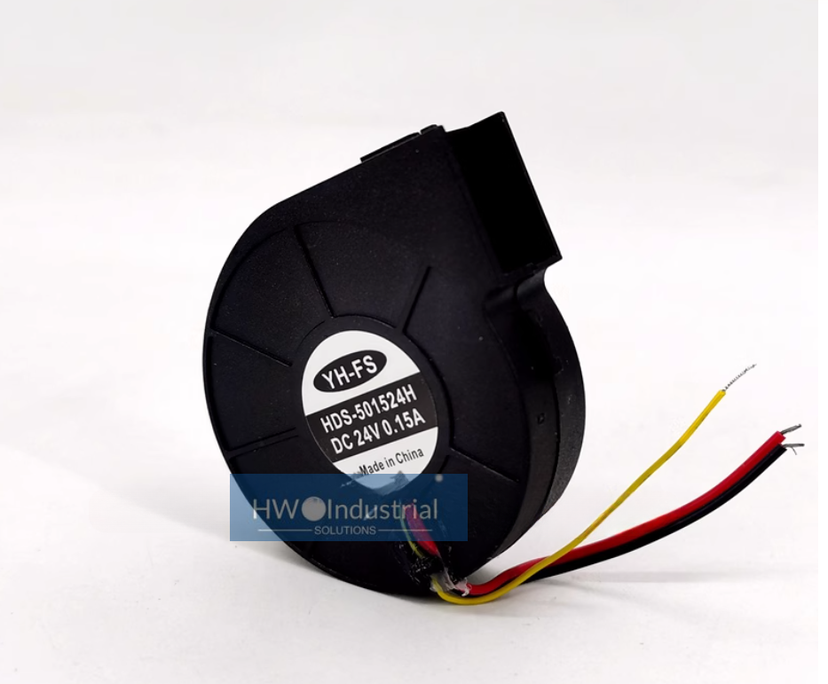 1PCS HDS-501524H DC24V 0.15A 3-wires YHFS Cooling Fan