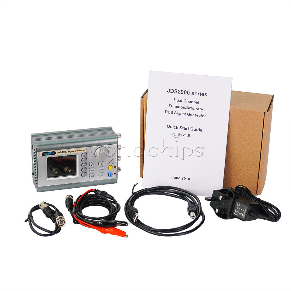JDS2900~15M 2Channel DDS Function Signal Generator Pulse Signal Frequency Meter