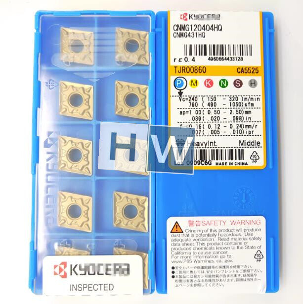 BOx/10PCS Kyocera Diamond CNC Blade CNMG120404HQ CA5525