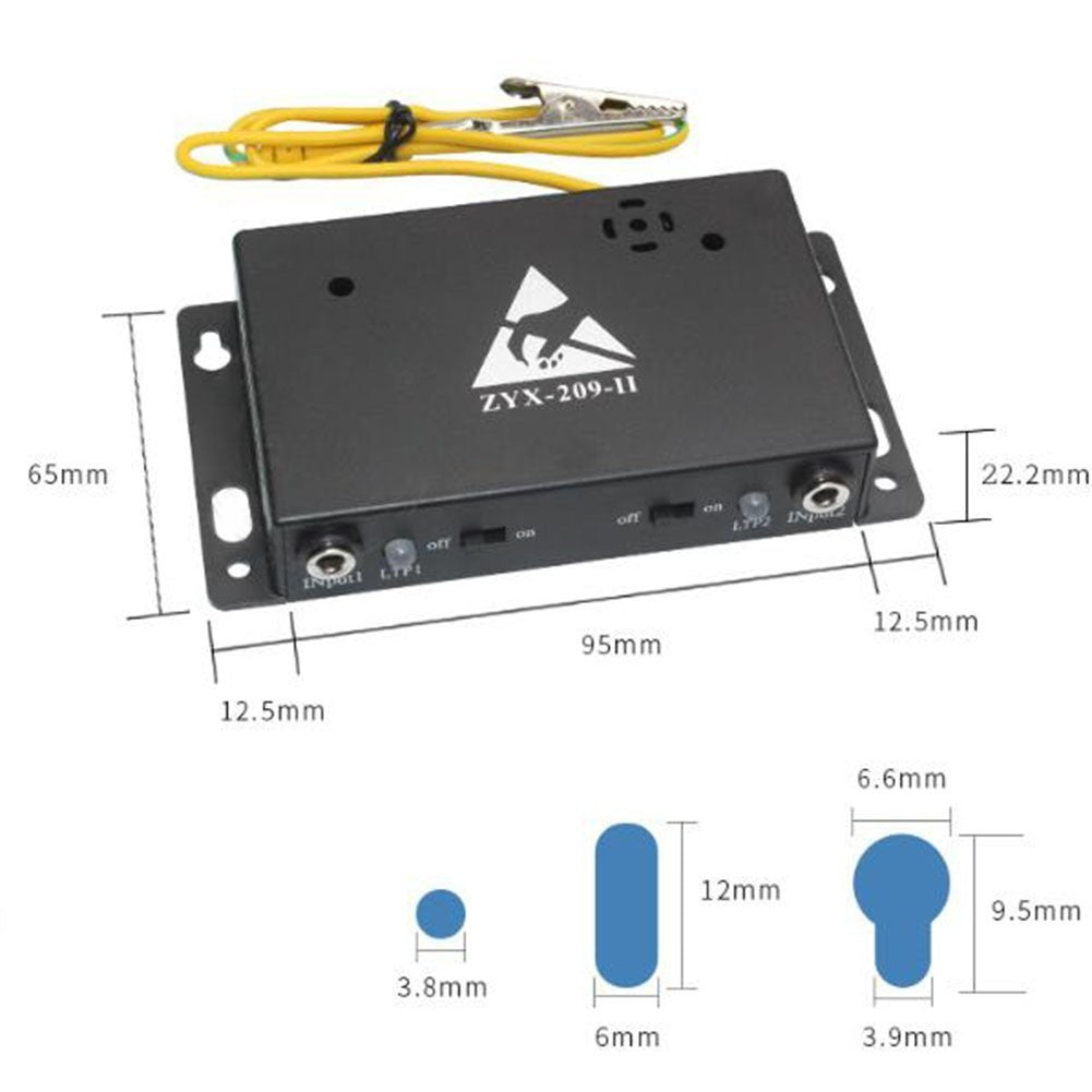 Automatic-Alarm Anti-Static ESD Wrist Strap Tester For Electronic ESD Monitor