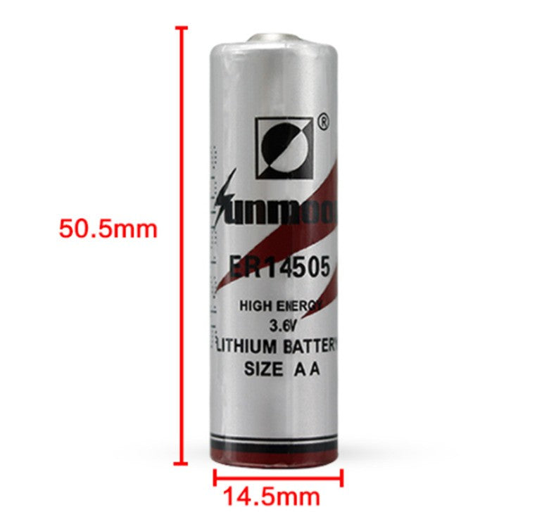1pcs Sunmoon ER14505 3.6V 2400mAh intelligent water meter battery ER14505M