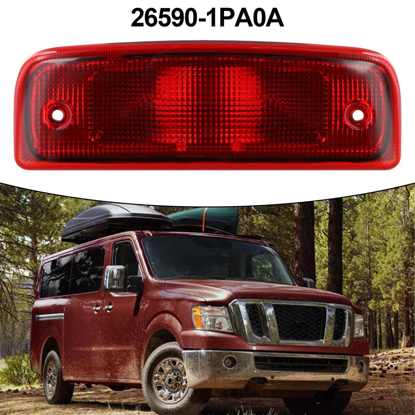 Third High Brake Light Assembly for Nissan Series 2012 2021 Reliable Fit