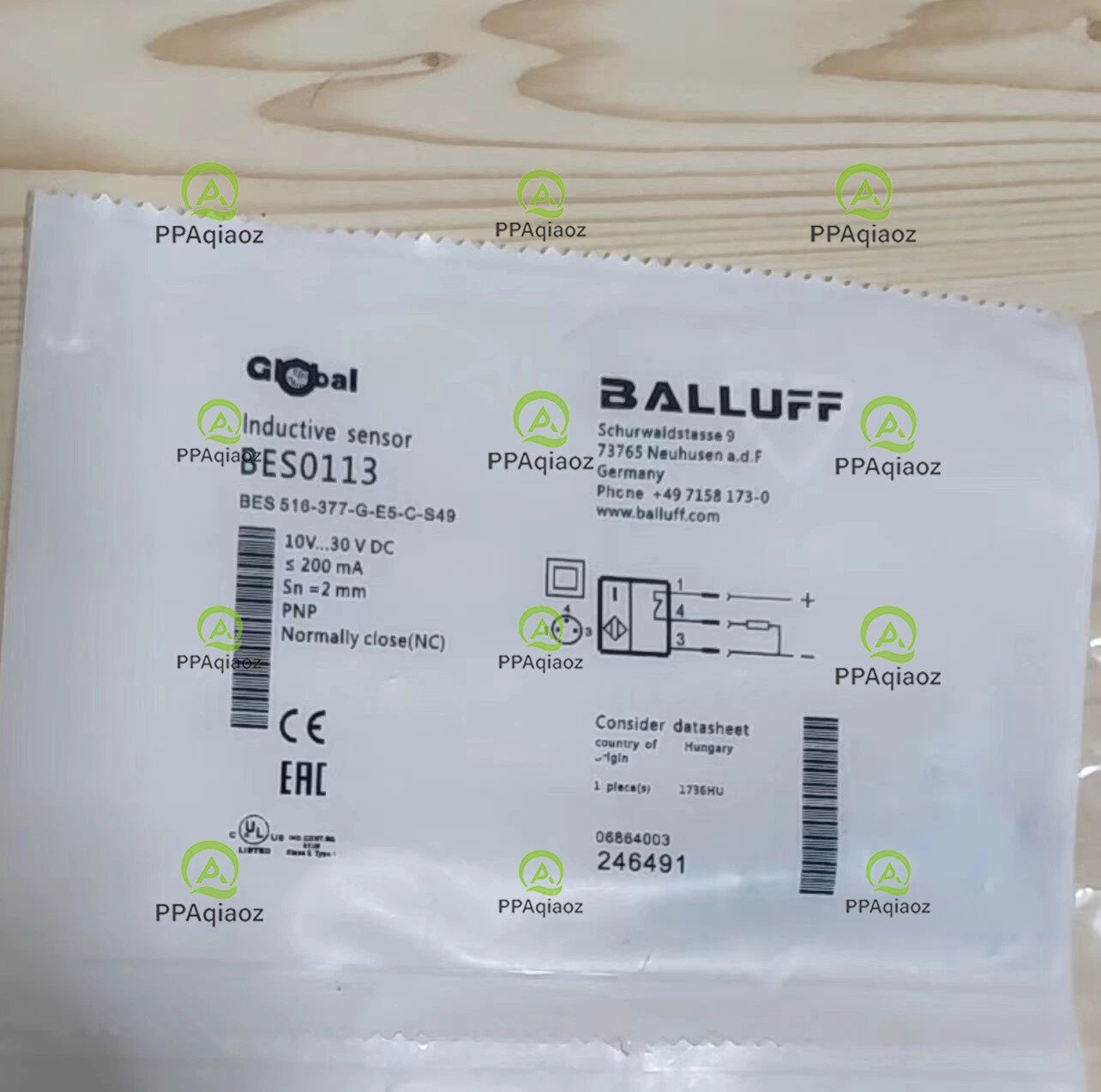 1Pcs  BALLUFF BES 516-377-G-E5-C-S49（BES0113) sensor Fast delivery