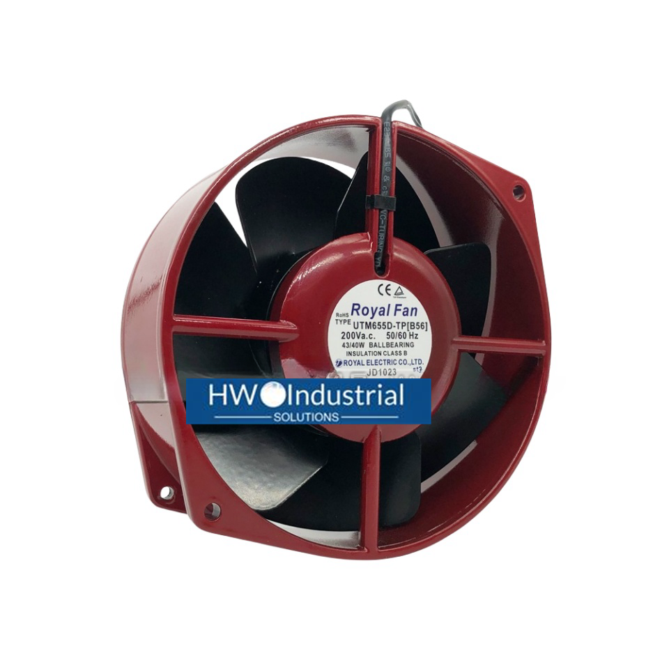 Royal Fan UTM655D-TP [B56] 200V 43/40W High Temperature Resistant Axial Fan