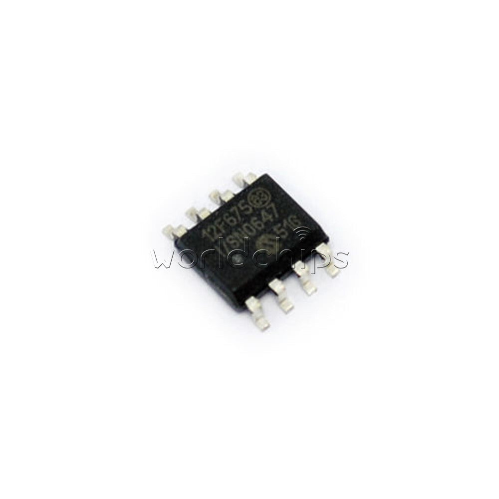 10PCS Lot MICROCHIP MCU CMOS FLASH-BASE IC PIC12F675-I/P PIC12F675 DIP8