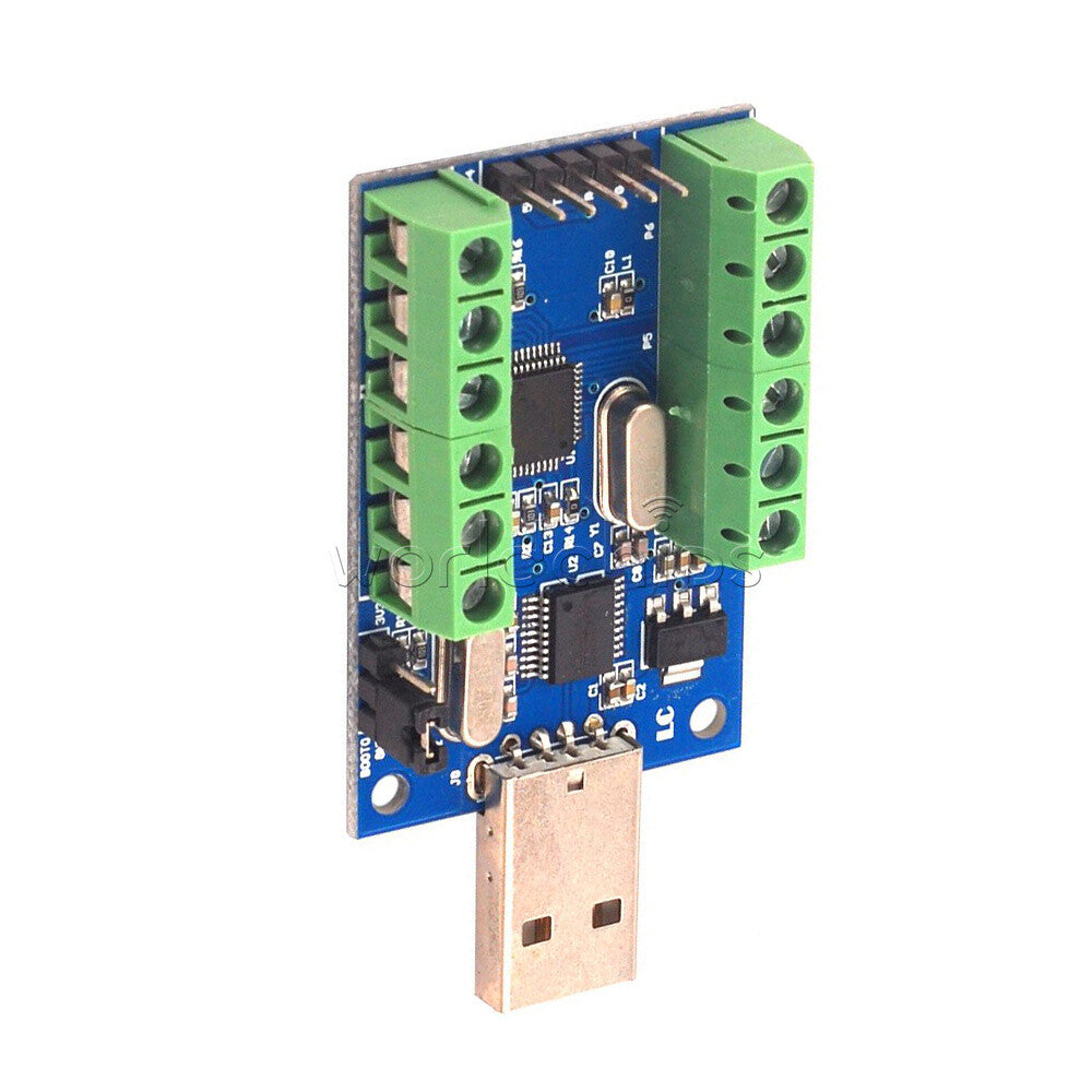 12Bit AD Sampling Data Acquisition STM32UART 10 channel Communication ADC Board