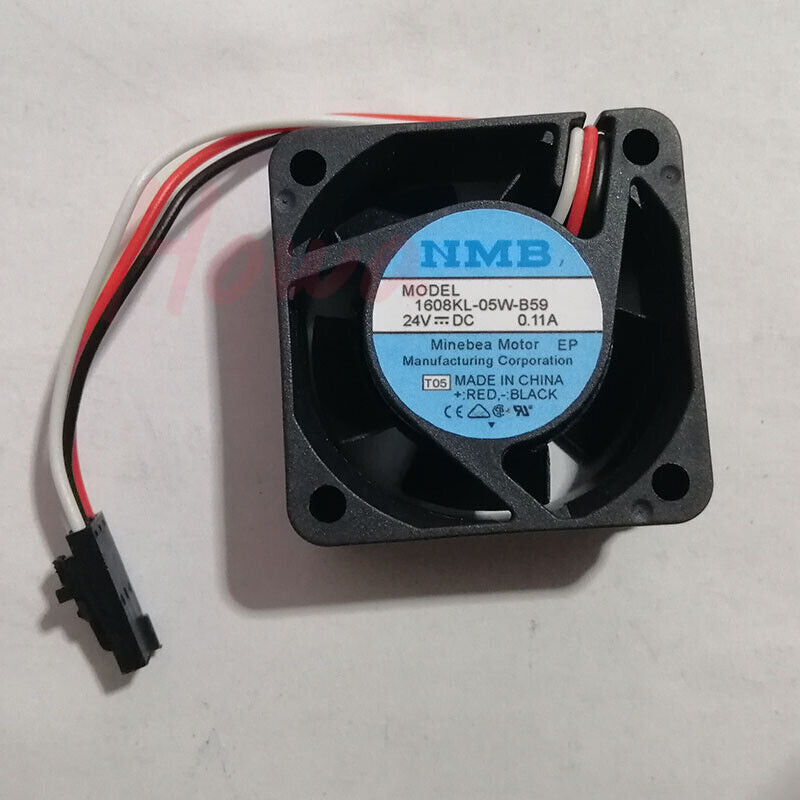 NMB 1608KL-05W-B59 fan 24V 0.11A 40*40*20mm 3pin