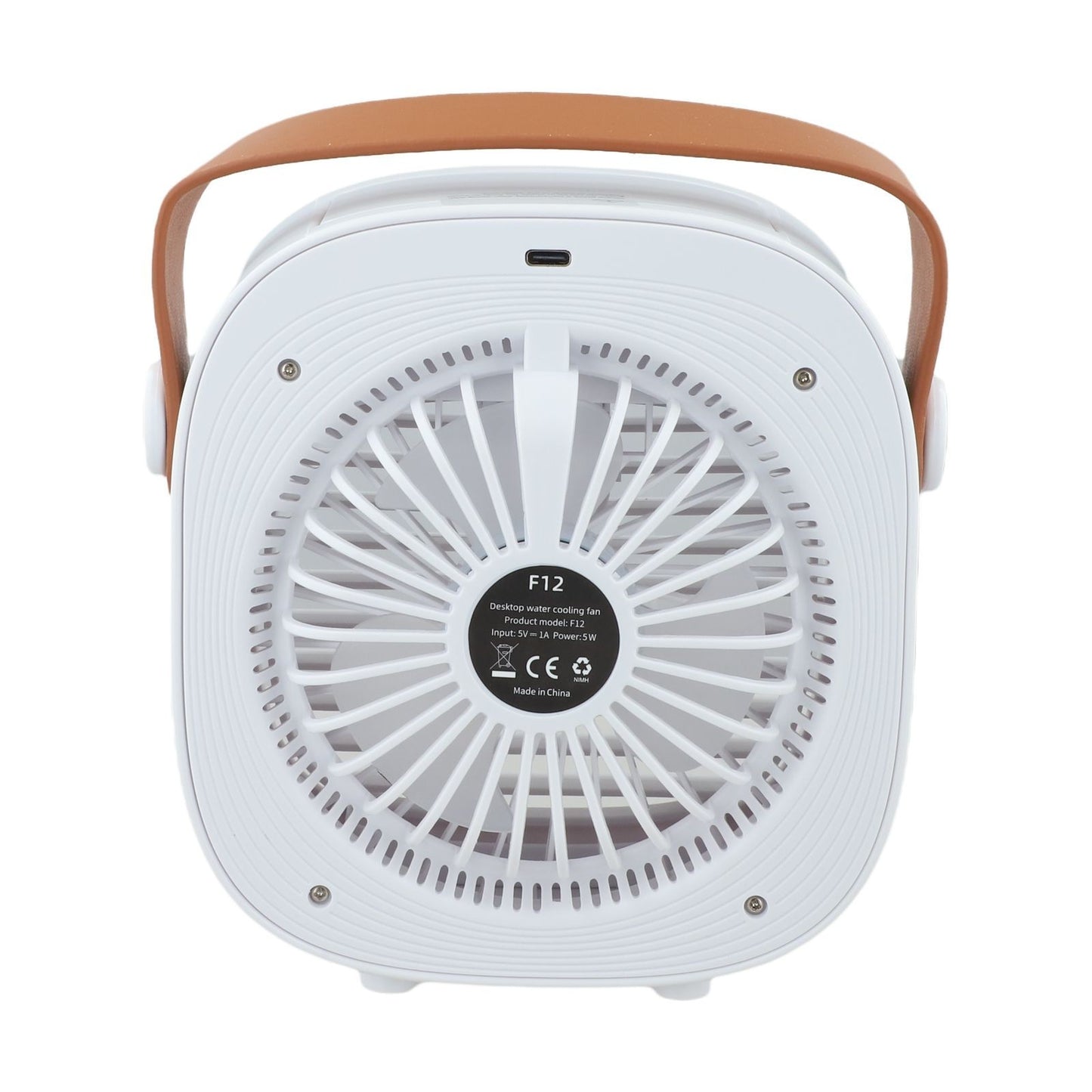 Portable Air Conditioner with Humidifier and 3 Speed Fan Controls for Desk