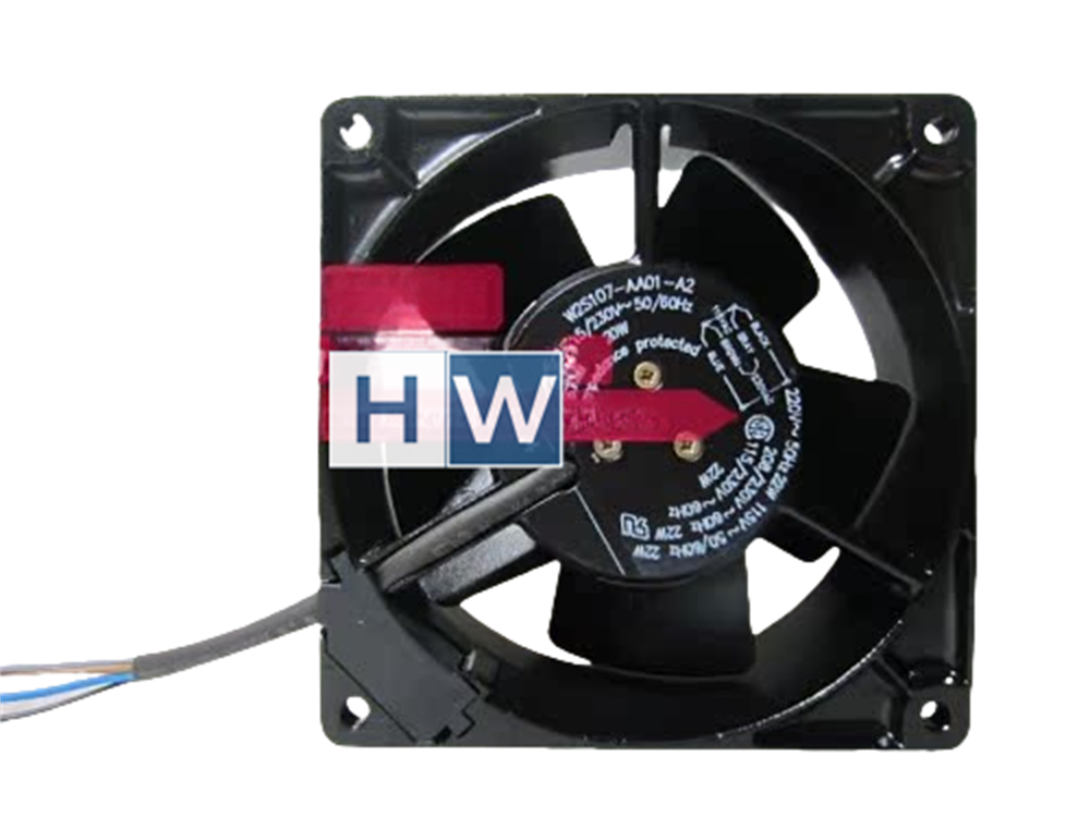 1/piece  W2S107-AA01-A2 115V-230V 20W 12CM Metal Axial Flow Cooling Fan