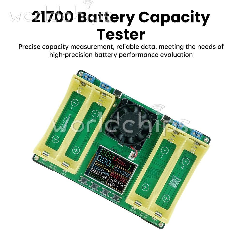 4Channel 21700 Battery Charge Discharge Internal Resistance Tester Directly test