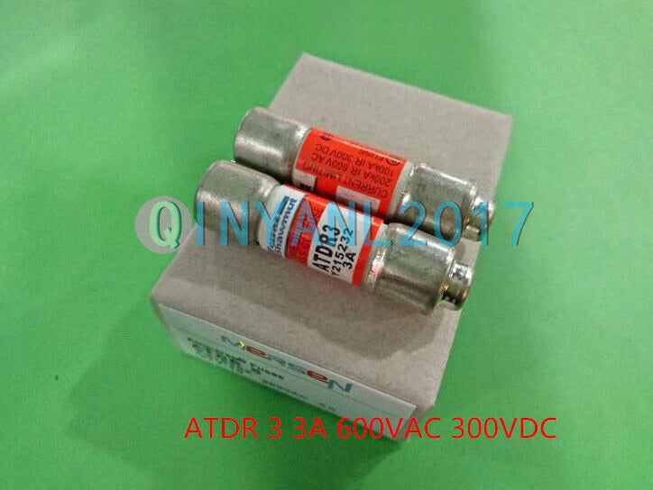 10Pcs/Box  For Ferraz-Shawmu Fuse ATDR3 3A 600VAC