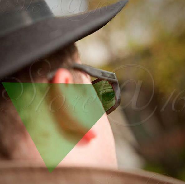 Anti-Tracking Anti-Spy Rear View Mirror Glasses Walk Alone Behind Vision Safety