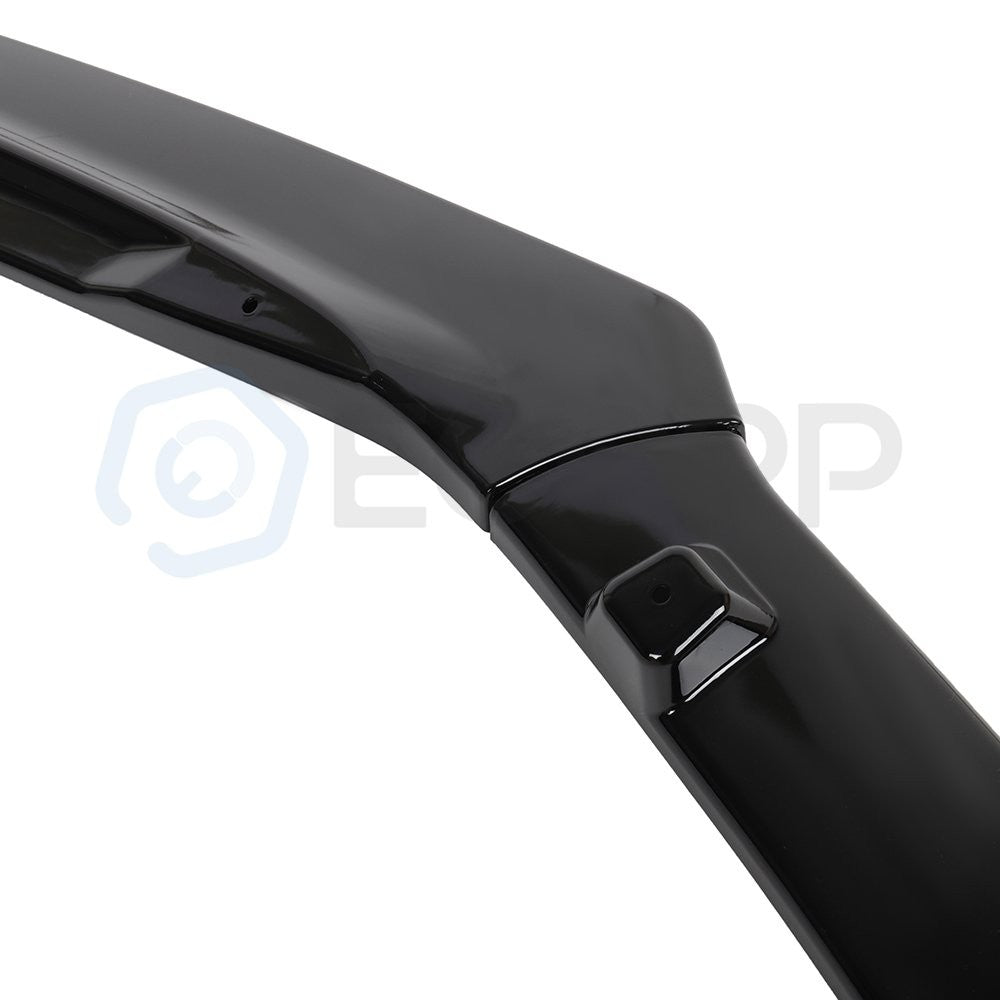 For 2016-2018 Mazda 6 3PC Gloss Black Front Bumper Body Kit Spoiler Lip
