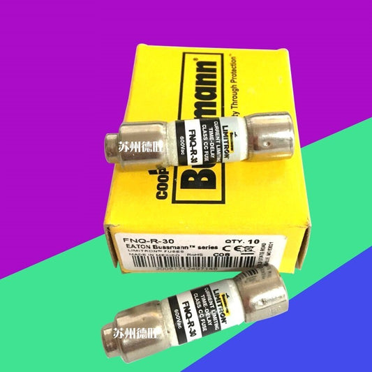 10pcs Bussmann Time Delay Fuse FNQ-R-30  FNQ-R-30A 30A  free ship