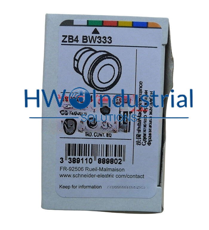 1PC Flat Head With lights  Button Head Green ZB4BW333 ZB4-BW333