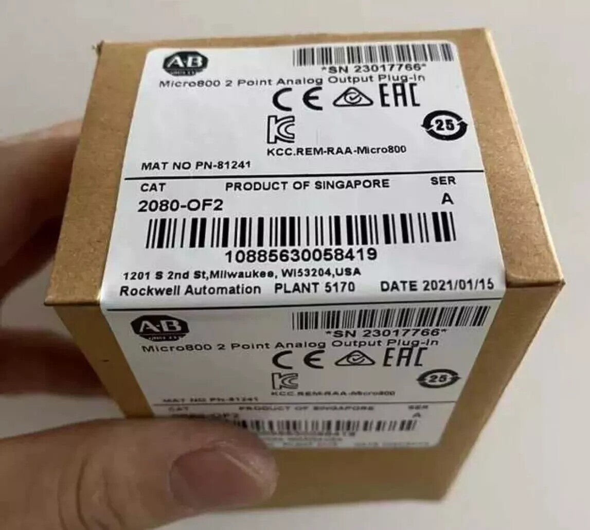 For Allen-Bradley 2080-OF2 Micro800 2 Point Analog Output Plug-In