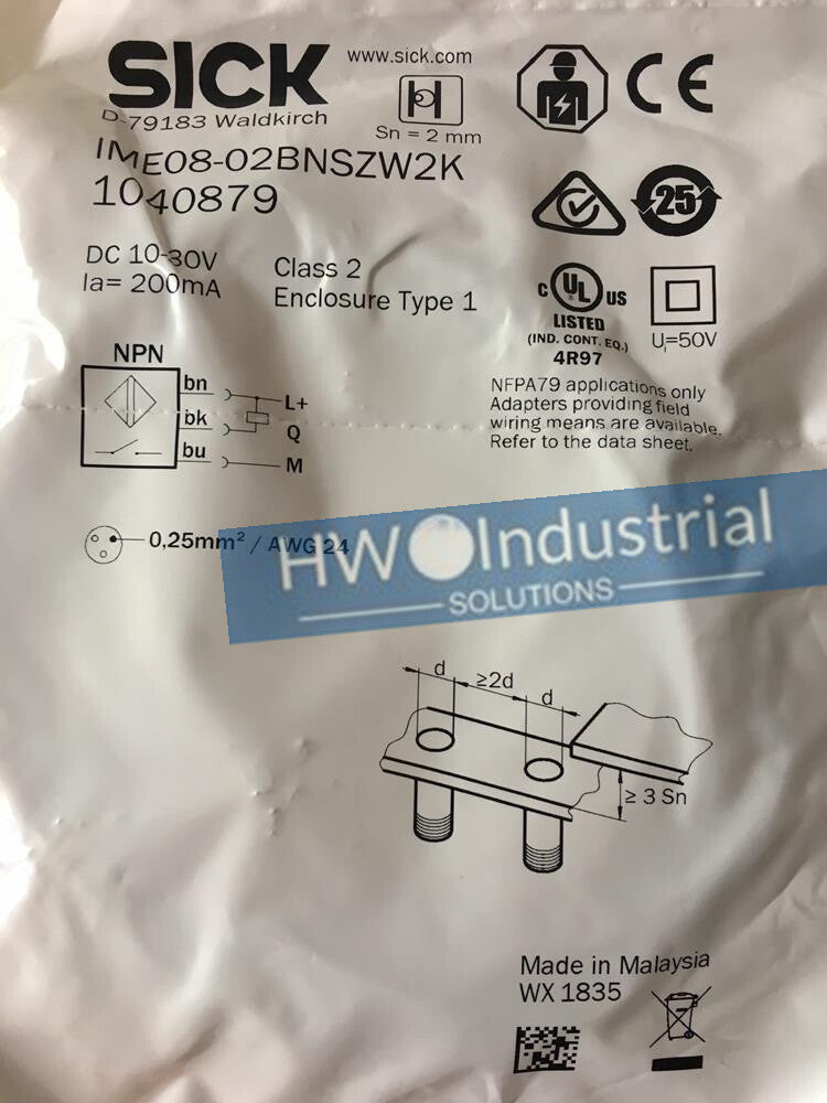 Proximity Switch Photoelectric Sensor IME08-02BNSZW2K 1040879