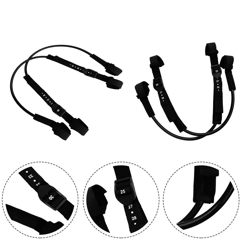 Harness Line Parts 22-28 Inch Or 28-34 Inch 2Pieces Accessories Black Non-Slip