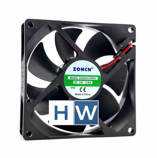 1PC  ZCN249225B0H 24V 0.46A ZONCN 2-wire Inverter cooling fan