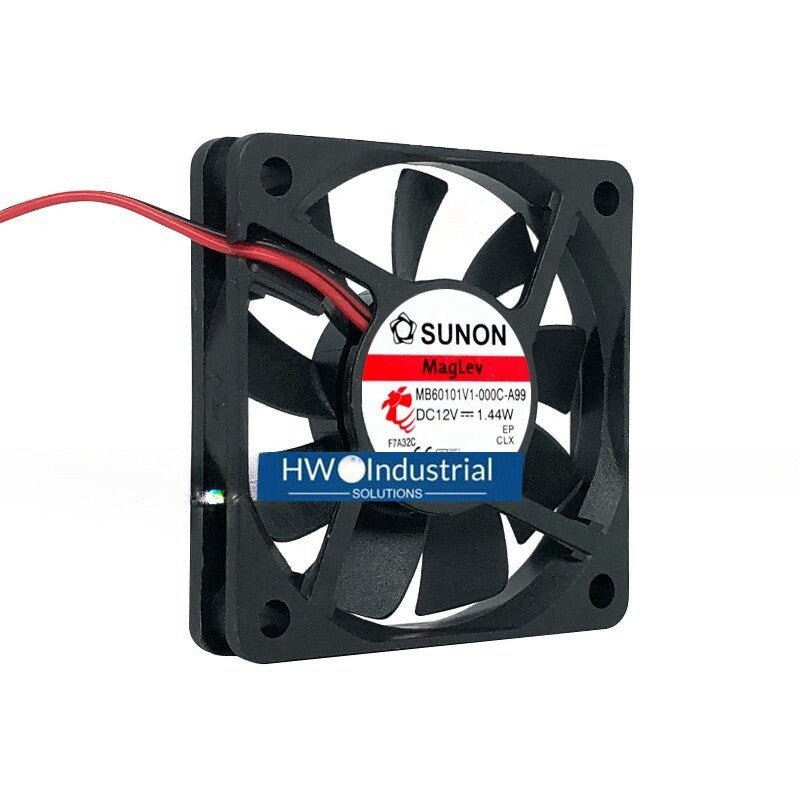 SUNON 2-wire MB60101V1-000C-A99 12V 1.44W 6010 6CM Cooling Fan