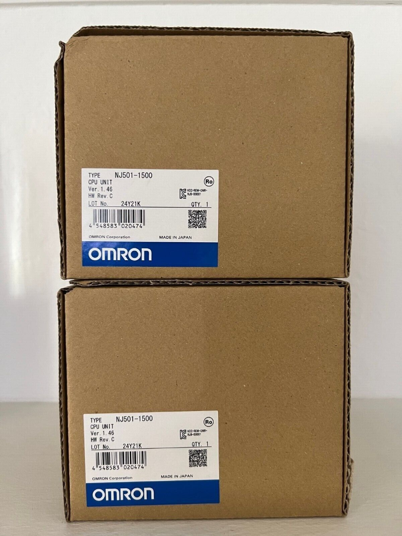 1pcs OMRON PLC CPU Module  NJ501-1500  NX010004A