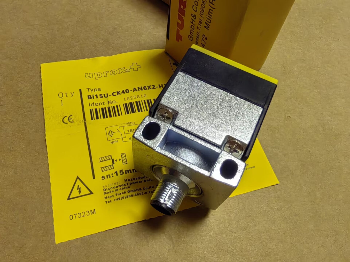 For TURCK BI15U-CK40-AN6X2-H1141 1625610 Inductive sensor NPN