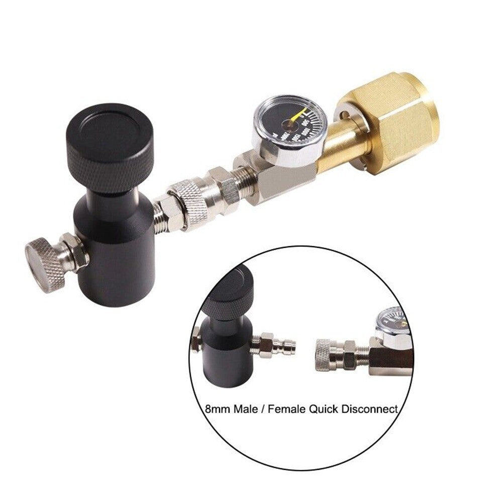 Refill Adapter For Soda Stream Gas Station M18*1.5 Female 2000psi Black Watch