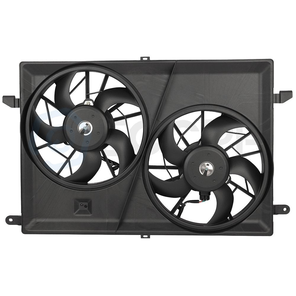 Radiator Cooling Fan Kit For 2009-2017 Chevrolet Traverse 2007-2016 GMC Acadia