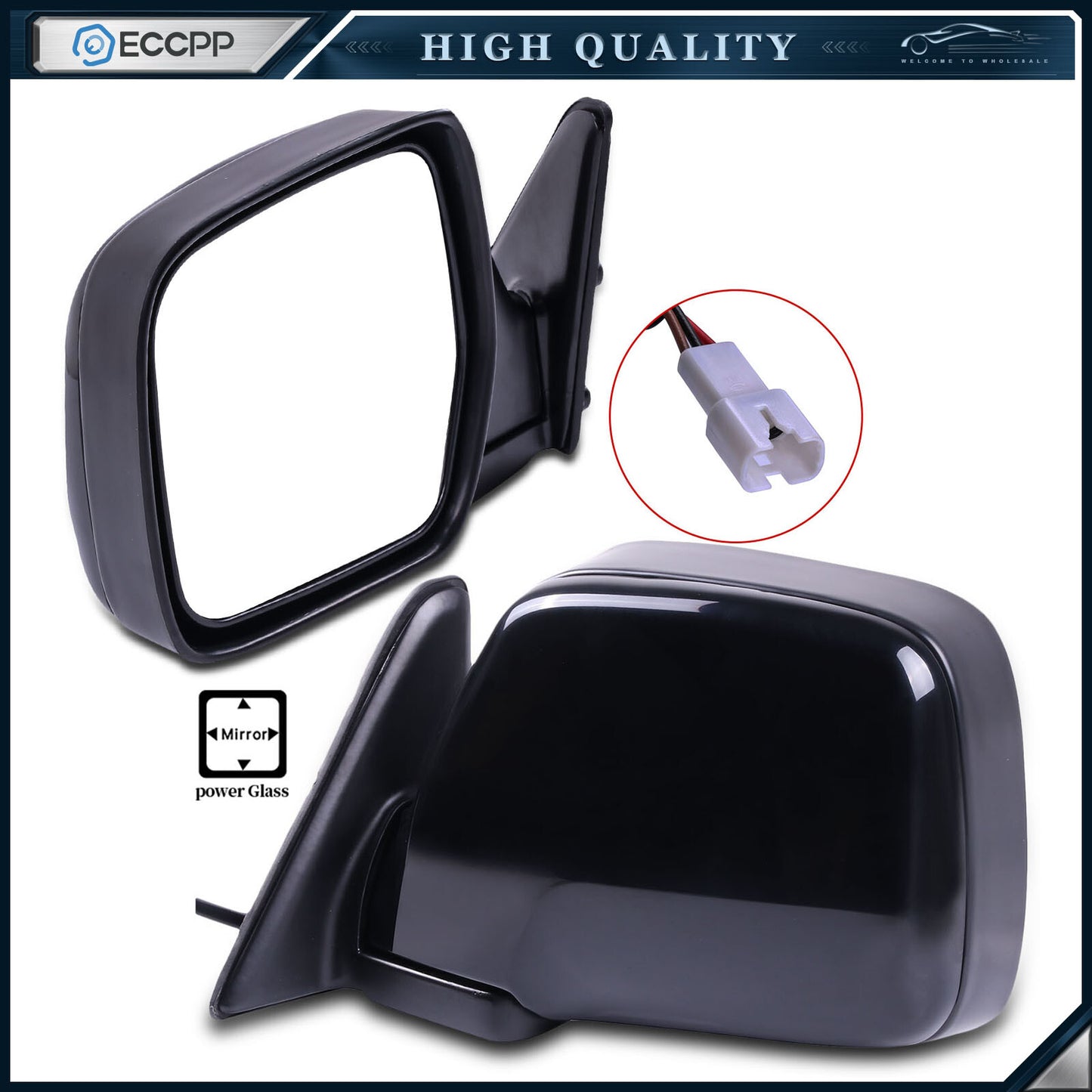 Side View Mirrors Power Left&Right Pair Set For Toyota Land Cruiser Lexus LX450